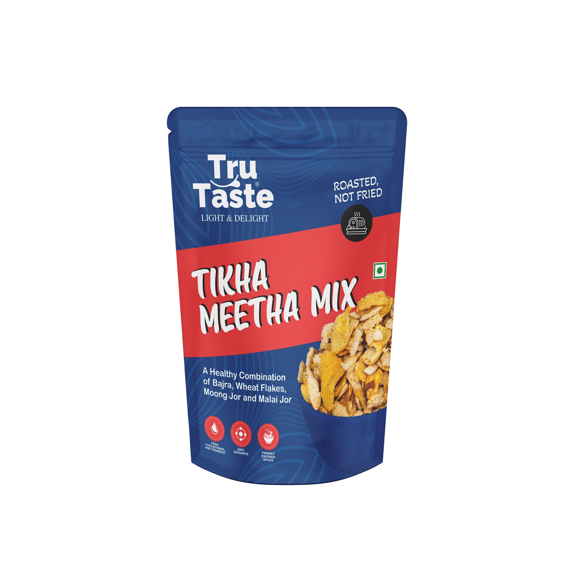 healthy roasted millet tikha meetha mix snack